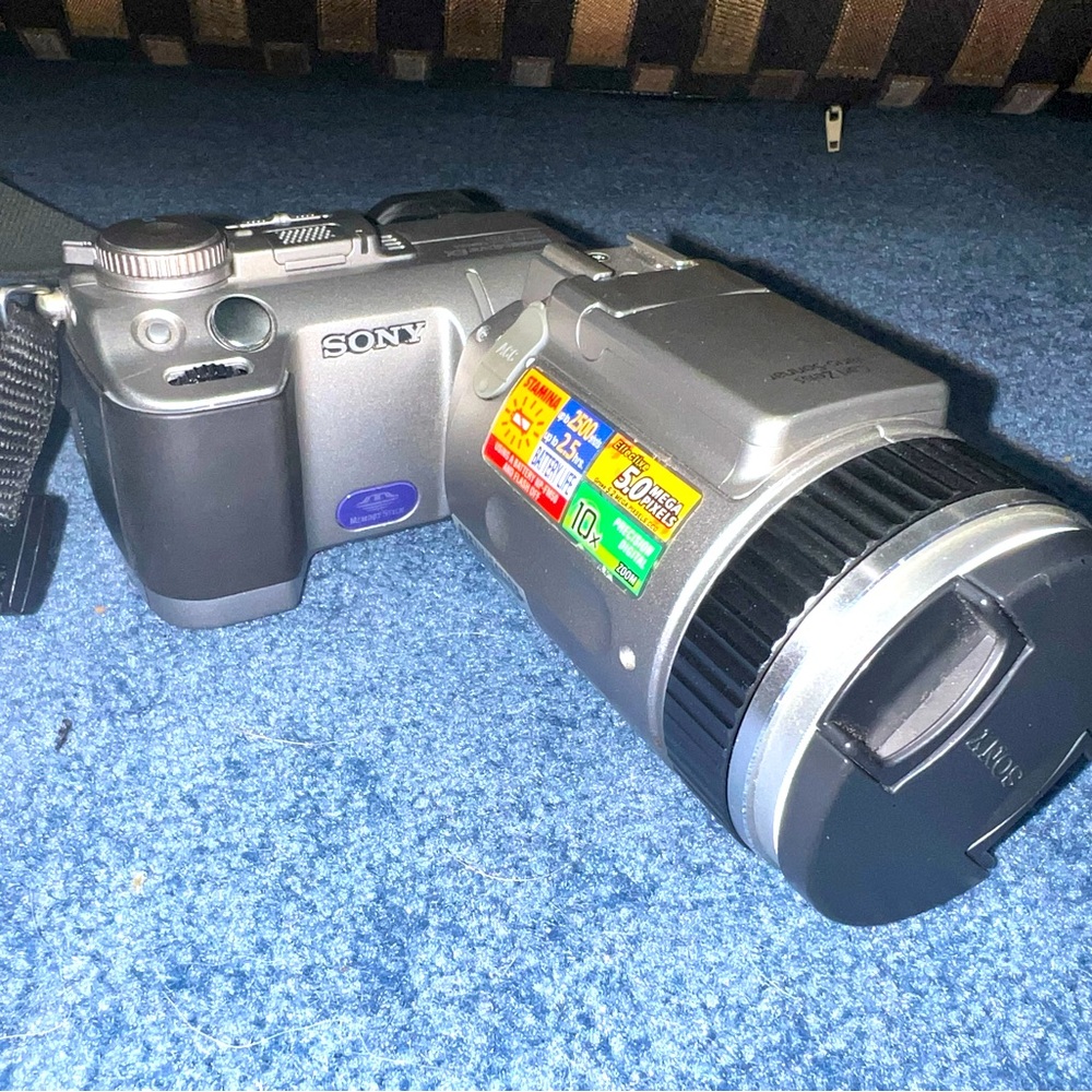 SONY Cyber Digital Camera 📸 with Case and Accessories Battery 🔋 and Charger 🔌